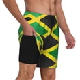 thumbnail image 1 of Men's 2 in 1 Swim Trunks with Compression Liner Jamaica Quick Dry Beach Shorts, 1 of 6
