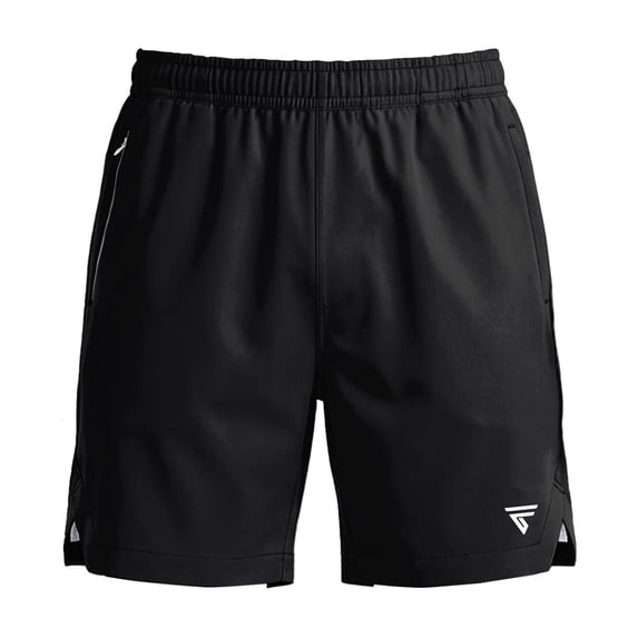 MINOUVA 2-in-1 Swim Trunks with Compression Liner, Quick-Dry Stretch Fabric, Drawstring Waist, Swimwear Bottoms, Men's, Black L