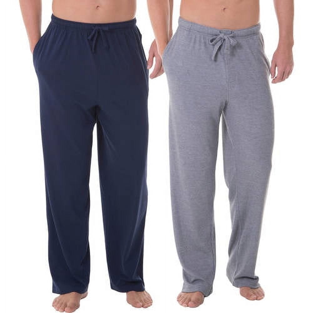 Men's 2-pack Knit Sleep Pant - Walmart.com