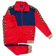 thumbnail image 1 of Men’s 2 piece Checker box Jogger style Jogging Suit Track Jacket & Track pants Matching Suit, 1 of 4