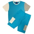 thumbnail image 1 of Men’s 2-piece Crew neck T-Shirt with Matching Cargo Shorts Set, 1 of 3