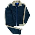 thumbnail image 1 of Men’s 2-piece Tracksuit Series Three Activewear Slim Fit pants with Track Jacket Matching Suit, 1 of 3