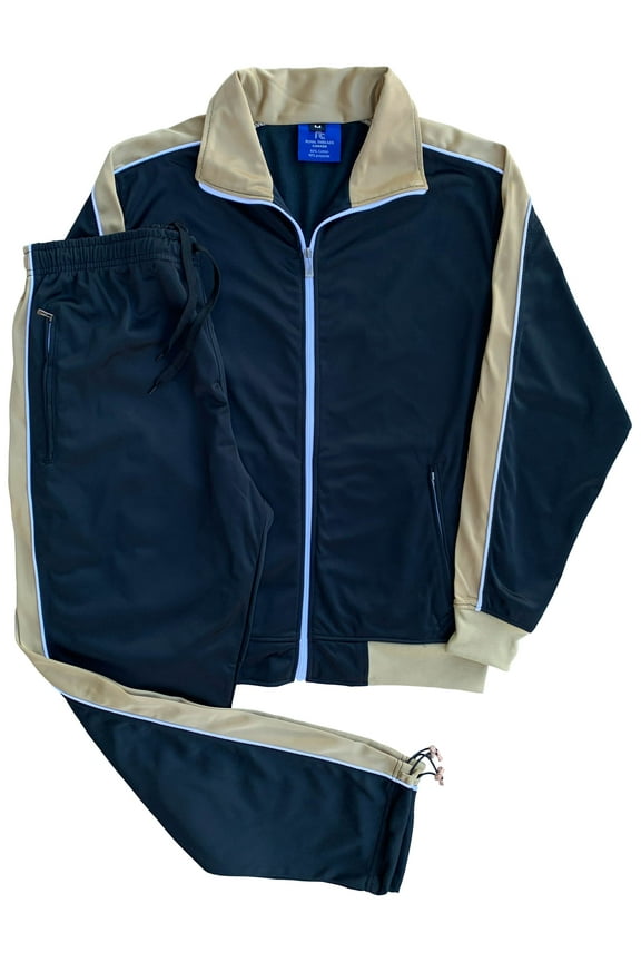 Men’s 2-piece Tracksuit Series Three Activewear Slim Fit pants with Track Jacket Matching Suit