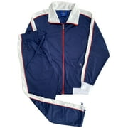 ROYAL THREADS Men’s 2-piece Tracksuit Series Three Activewear Slim Fit pants with Track Jacket Matching Suit