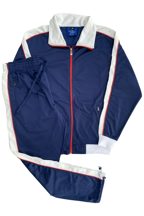 Men’s 2-piece Tracksuit Series Three Activewear Slim Fit pants with Track Jacket Matching Suit