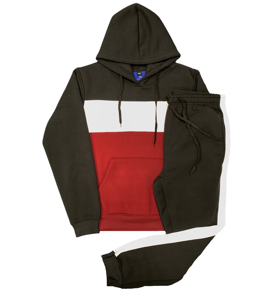 Men's Winter Fleece Sweatsuit with Hoodie and Jogger Kenya Ubuy
