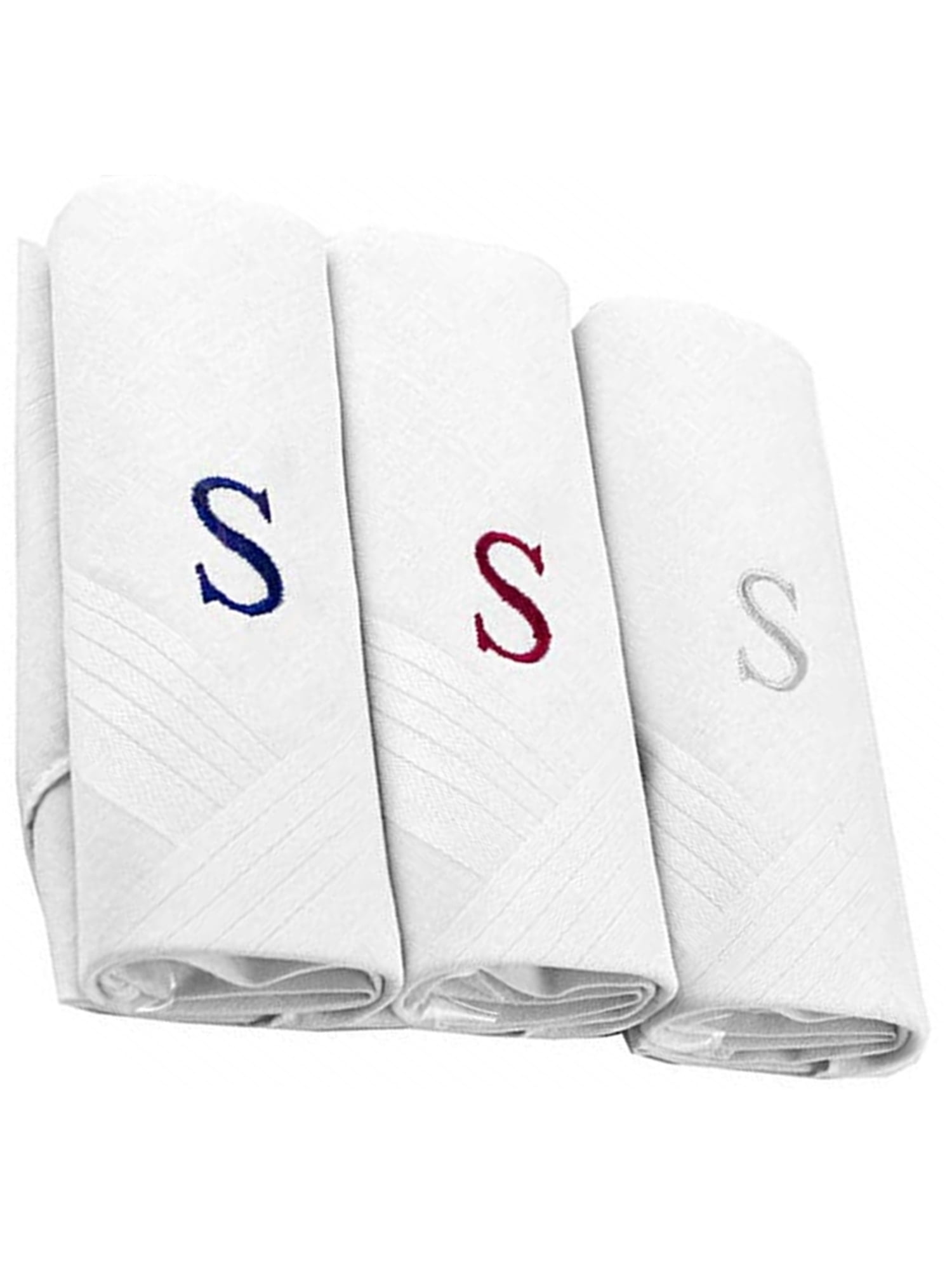 Men's handkerchiefs with initials deals