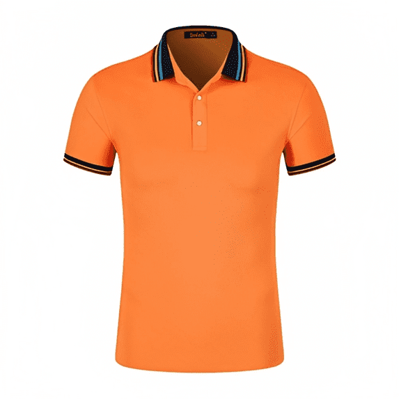 Men's 200g Mercerized Silk Cotton Lapel POLO Shirt