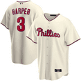Men's 2023 Philadelphia_Phillies 3 Bryce Harper Limited Embroidery