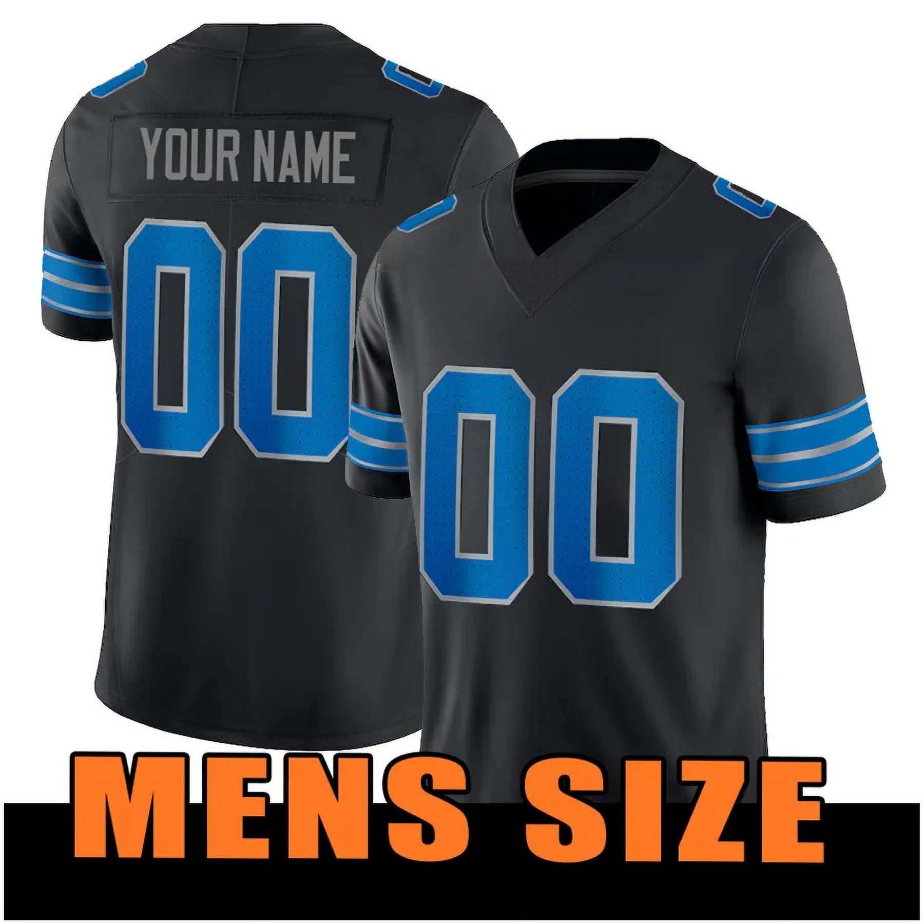 Men's 2024 Jared Goff Amon Ra St Brow n Football Jersey Brian Branch