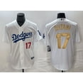 Men's 2024 Los_Angeles_Dodgers 17 Shohei Ohtani Exquisite Whiteness of