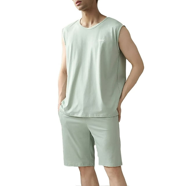 Men's 2024 Summer Thin Pajaya Men's Vest Khaki Can Be Worn Over Size