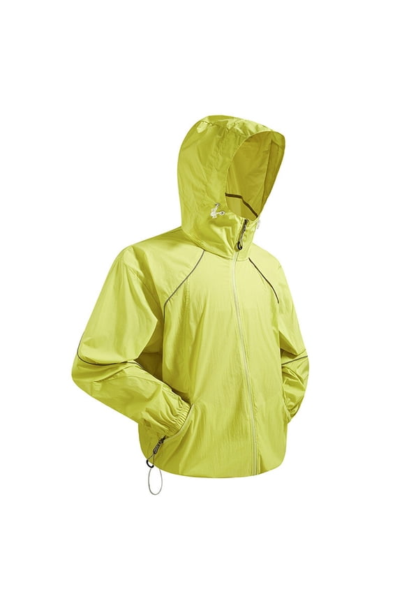 Men's 2025 Lightweight UPF 50+ Sun Jacket with Hood & Face Shield – Full-Coverage Protection for Outdoor Adventures