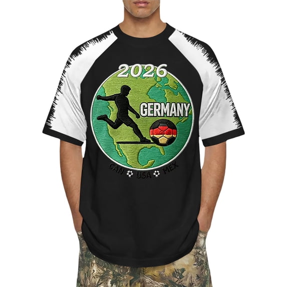 Men's 2026 Fan Soccer Collection, Patriotic Football Breathable Sportswear XXS-6XL