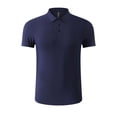 thumbnail image 1 of Men's 2026 Summer Cooling Ice Feel Ice Silk T-Shirt Turndown Collar Seamless Quick Dry Breathable Office Commute Tops Wrinkle-Resistant Casual Clothing Shirts Outfits, 1 of 5