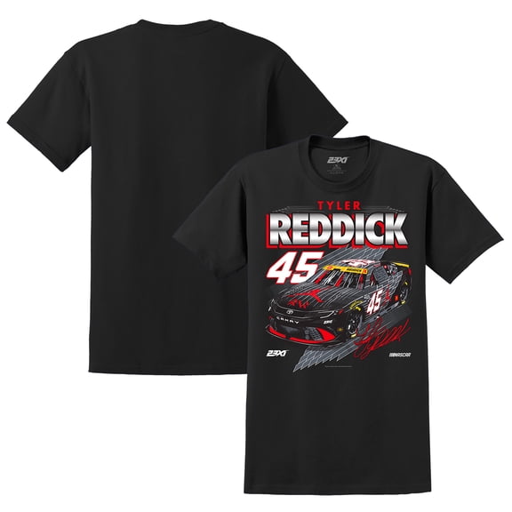 Men's 23XI Racing Black Tyler Reddick Jordan Brand Car T-Shirt