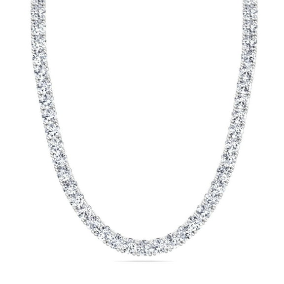 Men's 25 Carat Moissanite Diamond Tennis Chain Necklace