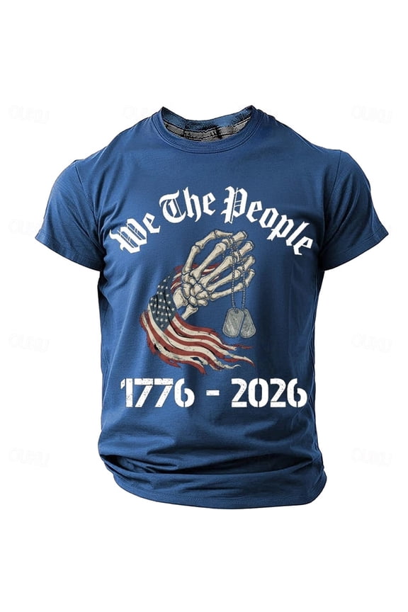 Men's 250 Anniversary Usa Flag Print 4th of July Shirt 250th Anniversary USA Shirt, United States Marine Corps 250th Birthday Star Stripes T-Shirt Tee