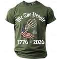 thumbnail image 1 of Men's 250 Anniversary Usa Flag Print 4th of July Shirt 250th Anniversary USA Shirt, United States Marine Corps 250th Birthday Star Stripes T-Shirt Tee, 1 of 2