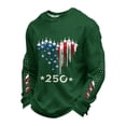 thumbnail image 1 of Men's 250 Anniversary Usa Shirt American Flag Graphic Long Sleeve Tee Fishing Cycling Outdoor Casual Sweatshirt, 1 of 4