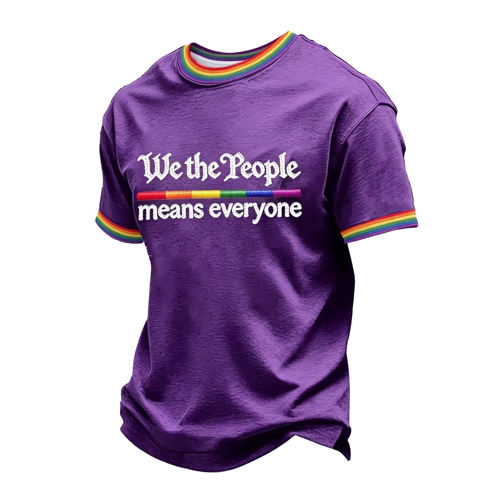 PRIDE 25th Anniversary Tシャツ Men's 250th Anniversary USA LGBTQ Pride T-Shirt, We The People