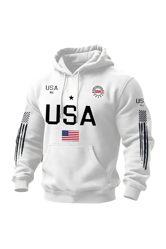 Men's 250th Anniversary Usa Hoodie America Drawstring Hoodies Patriotic Sweatshirts 250 Year Anniversary Hooded Sweatshirt