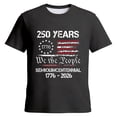 thumbnail image 1 of Men's 250th Anniversary Usa Shirt 250 Anniversary Usa Flag Independence Day Freedom T-Shirt Big & Tall Oversized America Pullover Tee, 1 of 4