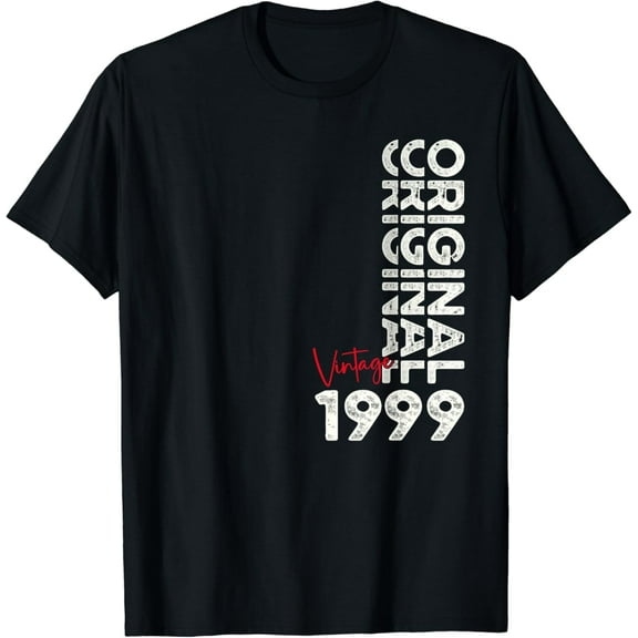 Men's 25th Birthday Original Vintage 1999 T-Shirt