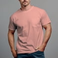 thumbnail image 1 of Men's 280g Crew Neck Pocket Casual Short Sleeve T-Shirt-6 Colors, 1 of 6