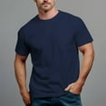 thumbnail image 1 of Men's 280g Crew Neck Pocket Casual Short Sleeve T-Shirt-6 Colors, 1 of 6