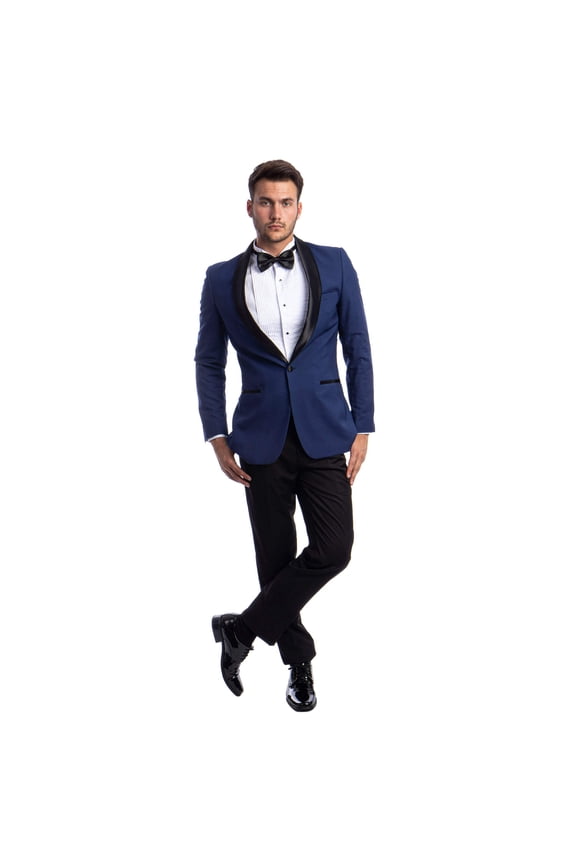 Men's 2pc Tuxedo Set W/ Satin Shawl Collar