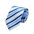 thumbnail image 1 of Men's 3.15" Wide Striped Woven Tie, Office Weddings Formal Business and Professional Wear, 1 of 4
