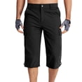 thumbnail image 1 of Men's 3/4 Capri Pants Quick Dry Cargo Hiking Lightweight Work Summer Long Shorts Below Knee, 1 of 7