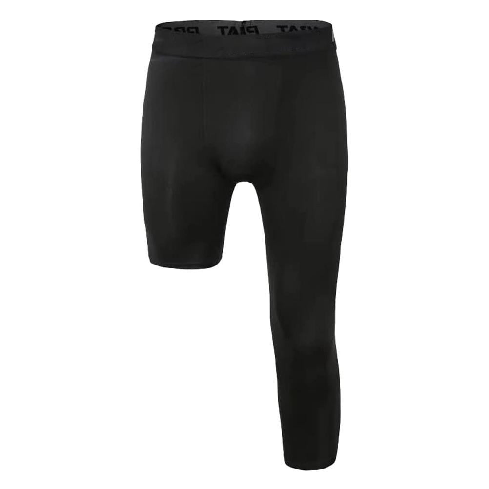 4 PCS Men's 3/4 One Leg Compression Tights Basketball 4 PCS Men's 3/4 One Leg Compression Tights Basketball
