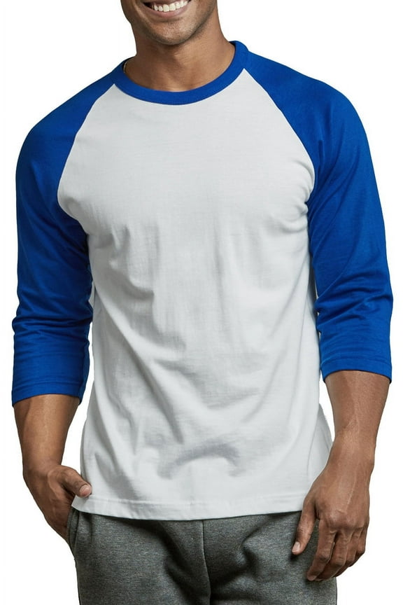 Unisex 3/4 Sleeve Casual Raglan Jersey Crew Neck Baseball Tee Shirts