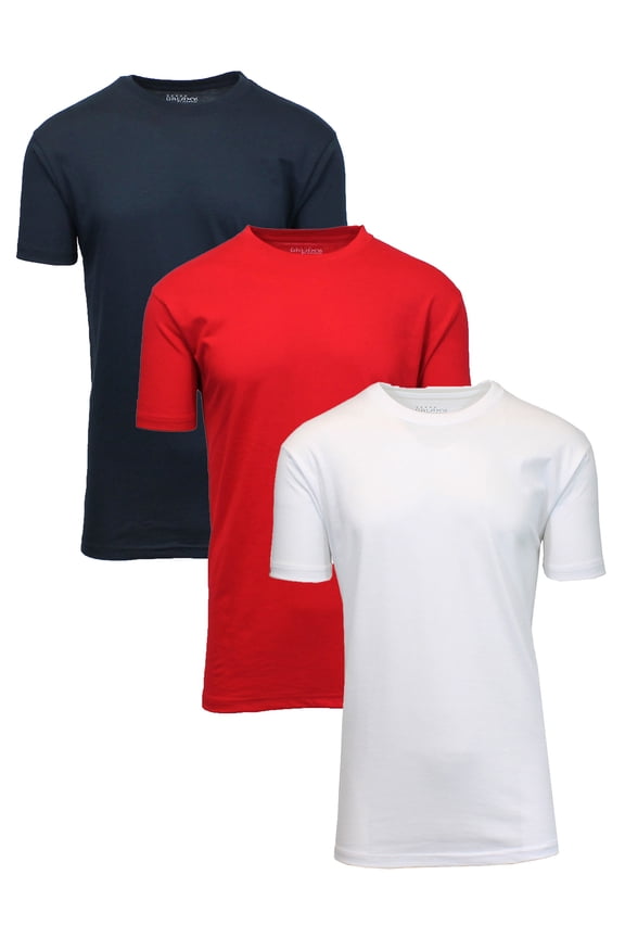 Men's 3-Pack Classic Crew Neck Tee (S-5XL)