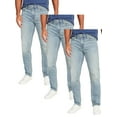 thumbnail image 1 of Men's 3-Pack Flex Stretch Slim Straight Jeans with 5 Pocket (Sizes, 30-42), 1 of 7