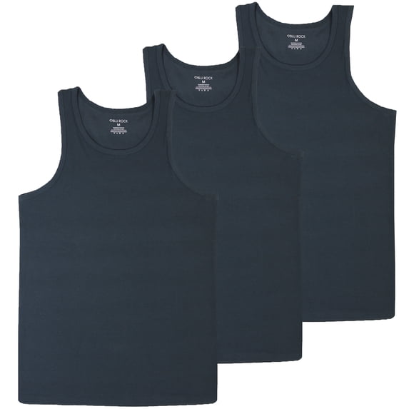Men's 3-Pack Micro Waffle Knit Heavyweight Sleeveless Tank Top (S-3XL)