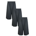 thumbnail image 1 of Men's 3 Pack Performance Athletic Shorts with Elastic Waistband and Side Pockets, 1 of 6