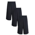 thumbnail image 1 of Men's 3 Pack Performance Athletic Shorts with Elastic Waistband and Side Pockets, 1 of 6