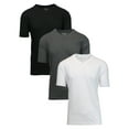 thumbnail image 1 of Men's 3-Pack Short Sleeve V-Neck Modern Fit Classic Tees (S-3XL), 1 of 5