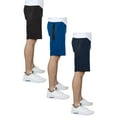 thumbnail image 1 of Men's 3-Pack Tech Fleece Performance Active Jogger Shorts, 1 of 3