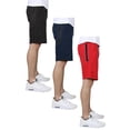 thumbnail image 1 of Men's 3-Pack Tech Fleece Performance Active Jogger Shorts, 1 of 3