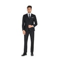 thumbnail image 1 of Men's 3 Pieces Suit Elegant Solid Two Button Slim Fit Single Breasted Party Blazer Vest Pants Set, 1 of 8