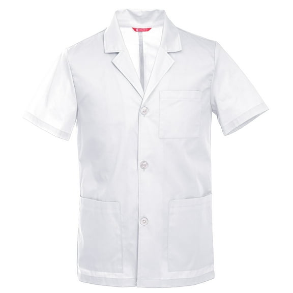 Men's 31 Inch Consultation Short Sleeve Lab Coat
