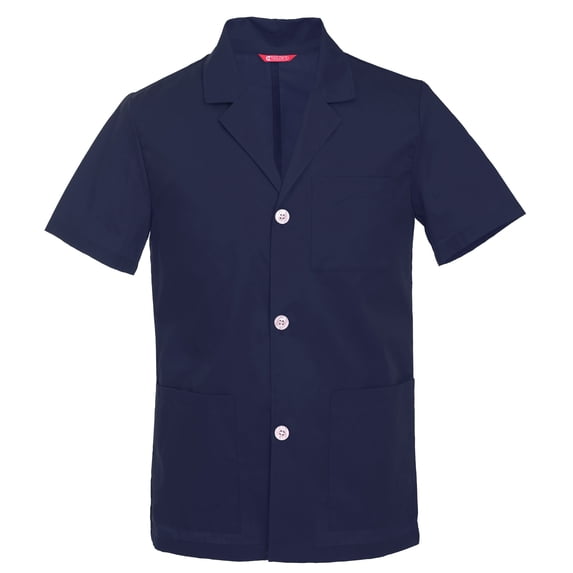 Men's 31 Inch Consultation Short Sleeve Lab Coat