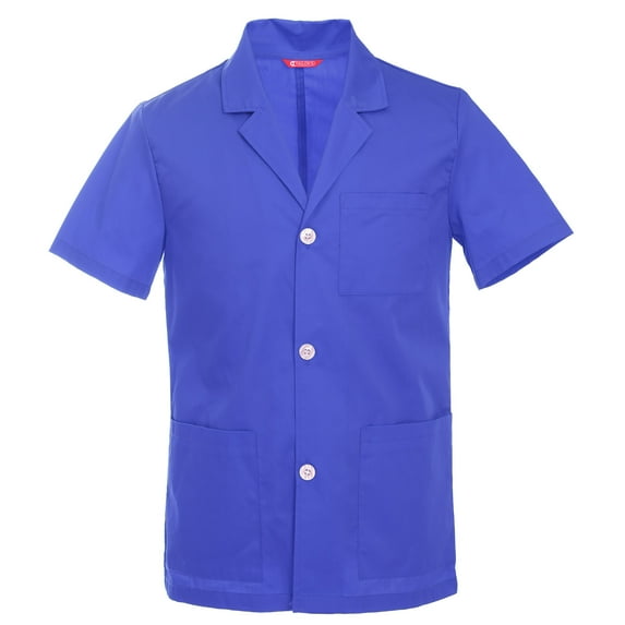 Men's 31 Inch Consultation Short Sleeve Lab Coat