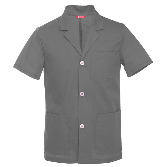Men's 31 Inch Consultation Short Sleeve Lab Coat