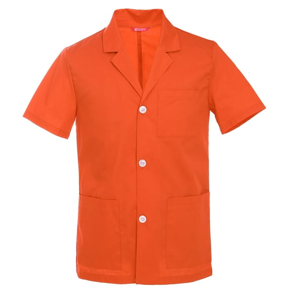 Men's 31 Inch Consultation Short Sleeve Lab Coat