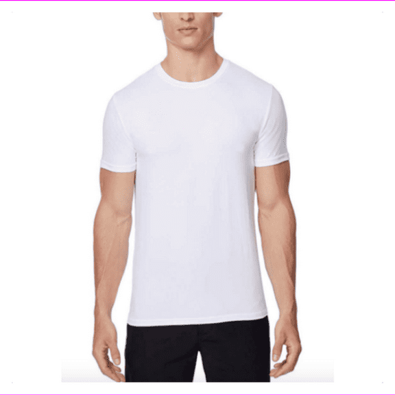 32 DEGREES Cool Men's Tee Shirt Short Sleeve Quick Dry Crew Neck Tee (Medium, White-3pack)